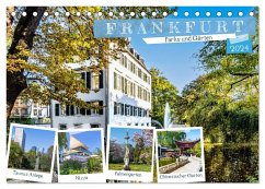 Frankfurt - Parks und Gärten (Tischkalender 2024 DIN A5 quer), CALVENDO Monatskalender