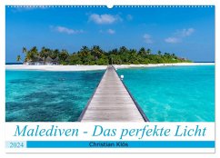 Malediven - Das perfekte Licht (Wandkalender 2024 DIN A2 quer), CALVENDO Monatskalender