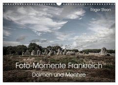 Foto-Momente Frankreich - Dolmen und Menhire (Wandkalender 2024 DIN A3 quer), CALVENDO Monatskalender - Steen, Roger