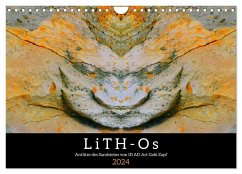 LiTH-Os Antlitze des Sandsteins von ID AD Art Gabi Zapf (Wandkalender 2024 DIN A4 quer), CALVENDO Monatskalender