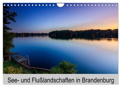 See- und Flußlandschaften in Brandenburg (Wandkalender 2024 DIN A4 quer), CALVENDO Monatskalender - Jahnke, Thomas