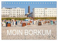 Moin Borkum (Tischkalender 2024 DIN A5 quer), CALVENDO Monatskalender