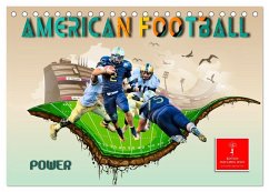 American Football - Power (Tischkalender 2024 DIN A5 quer), CALVENDO Monatskalender