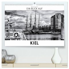Ein Blick auf Kiel (hochwertiger Premium Wandkalender 2024 DIN A2 quer), Kunstdruck in Hochglanz
