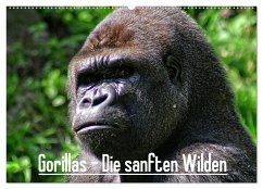 Gorillas - Die sanften Wilden (Wandkalender 2024 DIN A2 quer), CALVENDO Monatskalender