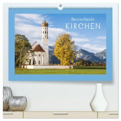 Deutschlands Kirchen (hochwertiger Premium Wandkalender 2024 DIN A2 quer), Kunstdruck in Hochglanz