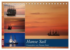 Hanse Sail (Tischkalender 2024 DIN A5 quer), CALVENDO Monatskalender