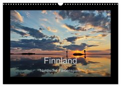 Finnland - Nordische Farbenspiele (Wandkalender 2024 DIN A3 quer), CALVENDO Monatskalender