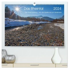 Das Rheintal 2024 (hochwertiger Premium Wandkalender 2024 DIN A2 quer), Kunstdruck in Hochglanz