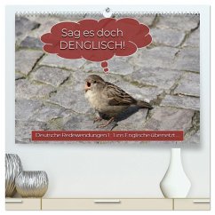 Sag es doch DENGLISCH (hochwertiger Premium Wandkalender 2024 DIN A2 quer), Kunstdruck in Hochglanz