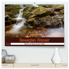 Bewegtes Wasser (hochwertiger Premium Wandkalender 2024 DIN A2 quer), Kunstdruck in Hochglanz - Baisch, Werner