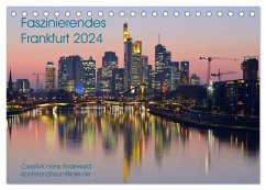 Faszinierendes Frankfurt - Impressionen aus der Mainmetropole (Tischkalender 2024 DIN A5 quer), CALVENDO Monatskalender