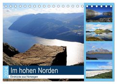Im hohen Norden - Eindrücke aus Norwegen (Tischkalender 2024 DIN A5 quer), CALVENDO Monatskalender