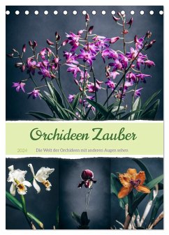 Orchideen Zauber (Tischkalender 2024 DIN A5 hoch), CALVENDO Monatskalender - Gierok-Latniak, Steffen