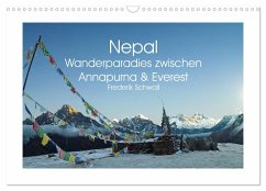 Nepal - Wanderparadies zwischen Annapurna & Everest (Wandkalender 2024 DIN A3 quer), CALVENDO Monatskalender