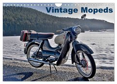 Vintage Mopeds (Wandkalender 2024 DIN A4 quer), CALVENDO Monatskalender - insideportugal