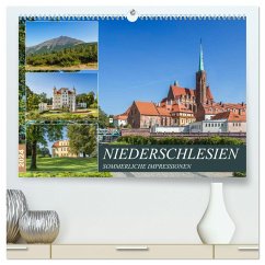 NIEDERSCHLESIEN Sommerliche Impressionen (hochwertiger Premium Wandkalender 2024 DIN A2 quer), Kunstdruck in Hochglanz