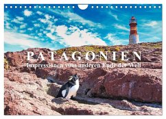 Patagonien: Impressionen vom anderen Ende der Welt (Wandkalender 2024 DIN A4 quer), CALVENDO Monatskalender - Kurz, Michael