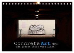 Concrete Art (Tischkalender 2024 DIN A5 quer), CALVENDO Monatskalender