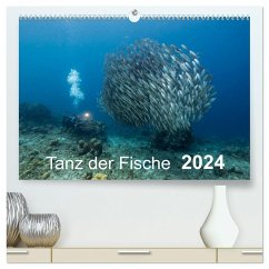 Tanz der Fische (hochwertiger Premium Wandkalender 2024 DIN A2 quer), Kunstdruck in Hochglanz