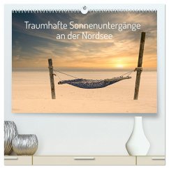 Traumhafte Sonnenuntergänge an der Nordsee (hochwertiger Premium Wandkalender 2024 DIN A2 quer), Kunstdruck in Hochglanz