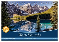 West-Kanada (Tischkalender 2024 DIN A5 quer), CALVENDO Monatskalender