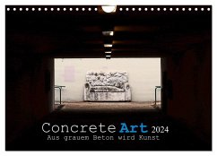 Concrete Art (Wandkalender 2024 DIN A4 quer), CALVENDO Monatskalender