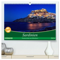 Sardinien - Traumstrände am Mittelmeer (hochwertiger Premium Wandkalender 2024 DIN A2 quer), Kunstdruck in Hochglanz