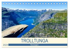 Trolltunga (Tischkalender 2024 DIN A5 quer), CALVENDO Monatskalender - Berger, Andreas