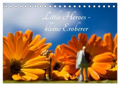 Little Heroes - kleine Eroberer (Tischkalender 2024 DIN A5 quer), CALVENDO Monatskalender