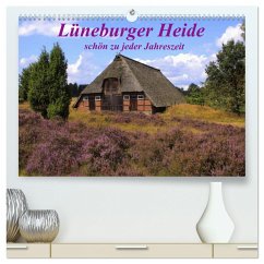 Lüneburger Heide - schön zu jeder Jahreszeit (hochwertiger Premium Wandkalender 2024 DIN A2 quer), Kunstdruck in Hochglanz