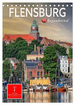 Flensburg - so bezaubernd (Tischkalender 2024 DIN A5 hoch), CALVENDO Monatskalender