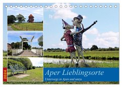 Aper Lieblingsorte (Tischkalender 2024 DIN A5 quer), CALVENDO Monatskalender - Lichte, Marijke