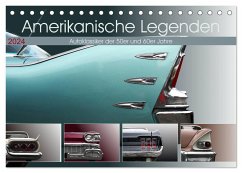 Amerikanische Legenden - Autoklassiker der 50er und 60er Jahre (Tischkalender 2024 DIN A5 quer), CALVENDO Monatskalender