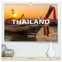 THAILAND - Land des Lächelns (hochwertiger Premium Wandkalender 2024 DIN A2 quer), Kunstdruck in Hochglanz
