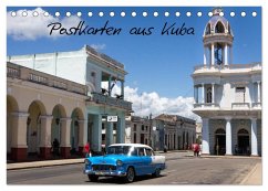 Postkarten aus Kuba (Tischkalender 2024 DIN A5 quer), CALVENDO Monatskalender
