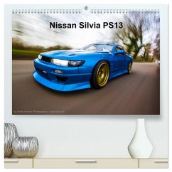 Nissan Silvia PS13 (hochwertiger Premium Wandkalender 2024 DIN A2 quer), Kunstdruck in Hochglanz