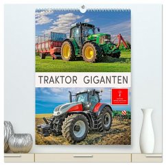 Traktor Giganten (hochwertiger Premium Wandkalender 2024 DIN A2 hoch), Kunstdruck in Hochglanz - Roder, Peter