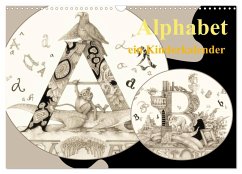 Alphabet. Ein Kinderkalender. (Wandkalender 2024 DIN A3 quer), CALVENDO Monatskalender