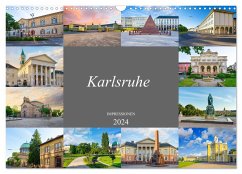 Karlsruhe Impressionen (Wandkalender 2024 DIN A3 quer), CALVENDO Monatskalender