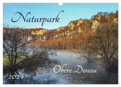 Naturpark Obere Donau (Wandkalender 2024 DIN A3 quer), CALVENDO Monatskalender