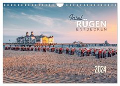 Rügen entdecken (Wandkalender 2024 DIN A4 quer), CALVENDO Monatskalender