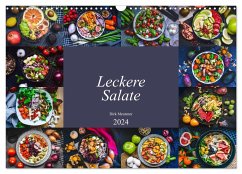 Leckere Salate (Wandkalender 2024 DIN A3 quer), CALVENDO Monatskalender