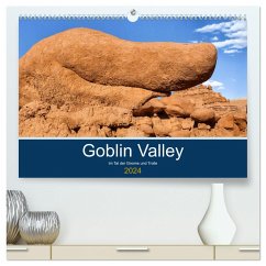 Goblin Valley - Im Tal der Gnome und Trolle (hochwertiger Premium Wandkalender 2024 DIN A2 quer), Kunstdruck in Hochglanz - Klesse, Andreas