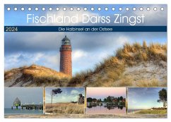 Fischland Darß Zingst ¿ Die Halbinsel an der Ostsee (Tischkalender 2024 DIN A5 quer), CALVENDO Monatskalender