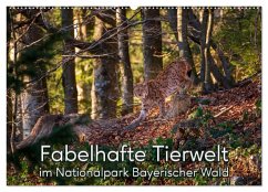 Fabelhafte Tierwelt im Nationalpark Bayerischer Wald (Wandkalender 2024 DIN A2 quer), CALVENDO Monatskalender