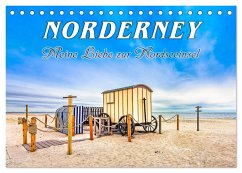 NORDERNEY - Meine Liebe zur Nordseeinsel (Tischkalender 2024 DIN A5 quer), CALVENDO Monatskalender