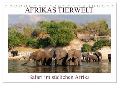 Afrikas Tierwelt, Safari im südlichen Afrika (Tischkalender 2024 DIN A5 quer), CALVENDO Monatskalender