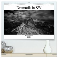 Dramatik in SW (hochwertiger Premium Wandkalender 2024 DIN A2 quer), Kunstdruck in Hochglanz - van Hauten, Markus