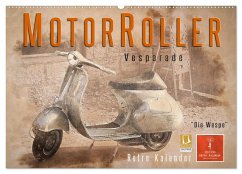 Mototrroller - Vesparade (Wandkalender 2024 DIN A2 quer), CALVENDO Monatskalender